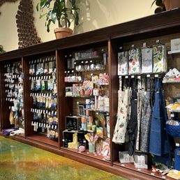 Small gift section... one of many spots for unique gifts and impulse buys. Small gift section... one of many spots for unique gifts and impulse buys.