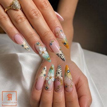 Acrylic Nail Bar - Soft glam with a luxury twist - Nail Salons Near Me - La Puente, California Acrylic Nail Bar - Soft glam with a luxury twist - Nail Salons Near Me - La Puente, California
