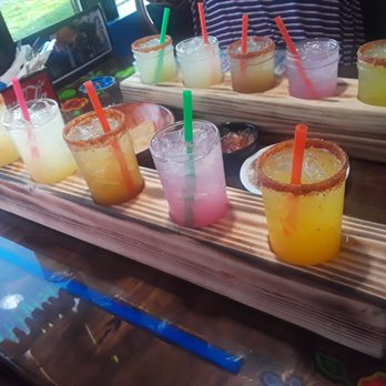 El Palenque - Flight of margaritas - Mexican Near Me - Albany, Oregon