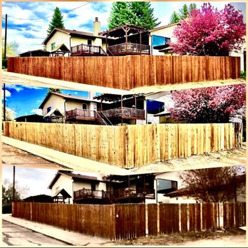 Allworx Handyman Services - Fence Refinish - Pressure Wash + Staining a Fence performed by Allworx Handyman Services of Cheyenne - Handyman Near Me Allworx Handyman Services - Fence Refinish - Pressure Wash + Staining a Fence performed by Allworx Handyman Services of Cheyenne - Handyman Near Me