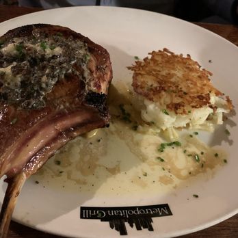 Metropolitan Grill - Bone-In Heritage Pork Chop* - American Near Me - Seattle, Washington