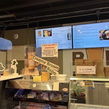 02 Bubble Tea Obento - a display case with donuts - Bubble Tea Near Me - Lake Louise, Alberta