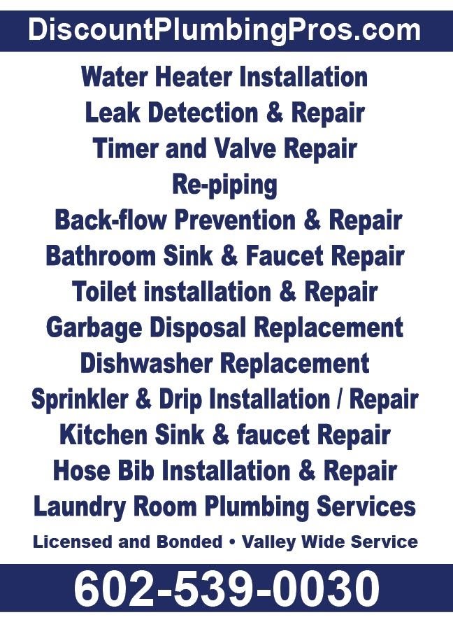 Slide of Discount Plumbing Pros