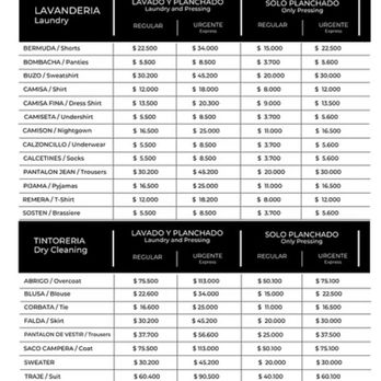 Tryp Buenos Aires - Yikes.  Bermuda shorts $15 for launder and press at today's rates - Hotels Near Me - Buenos Aires, C