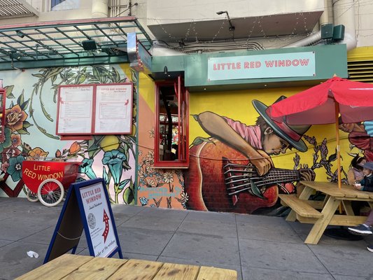 Little Red Window by null