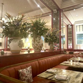 Mother Wolf - Big comfortable booth seating and lots of Italian ceramic and Tuscan colors. - Italian Near Me - Los Angeles, California Mother Wolf - Big comfortable booth seating and lots of Italian ceramic and Tuscan colors. - Italian Near Me - Los Angeles, California