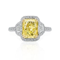 Adamar Diamonds - Signature Yellow Radiant Diamond Ring