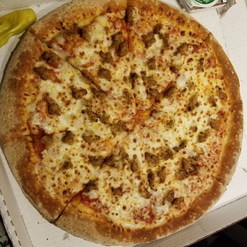 Papa Johns Pizza - Large Italian Sausage Pizza! Delicious! - Pizza Near Me - Aubrey, Texas Papa Johns Pizza - Large Italian Sausage Pizza! Delicious! - Pizza Near Me - Aubrey, Texas