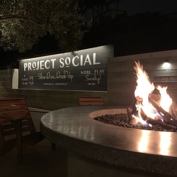 Project Social - Fireside seating - New American Near Me - Dana Point, California Project Social - Fireside seating - New American Near Me - Dana Point, California