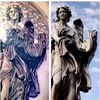 Phat Buddha Elite Tattoos - Realistic statue by Rob - Tattoo Near Me - Markham, Ontario