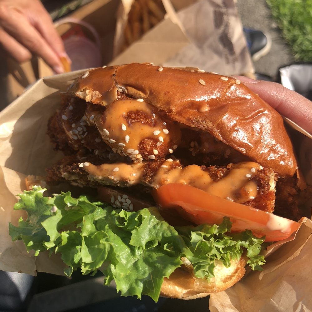 A+ Burger - Crispy chicken sandwich - Burgers Near Me - Oakland, California A+ Burger - Crispy chicken sandwich - Burgers Near Me - Oakland, California