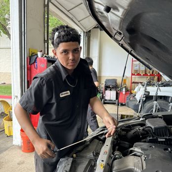 Jiffy Lube - Alexander our Technician checking the oil before the new synthetic oil is put in. Julie A - Oil Change Stations Near Me - Sparks, Nevada Jiffy Lube - Alexander our Technician checking the oil before the new synthetic oil is put in. Julie A - Oil Change Stations Near Me - Sparks, Nevada