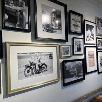 Williams-Sonoma - a wall of black and white photographs - Kitchen & Bath Near Me - Sonoma, California Williams-Sonoma - a wall of black and white photographs - Kitchen & Bath Near Me - Sonoma, California