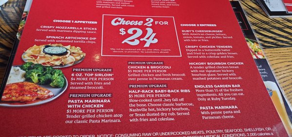 Menu photo 1 Ruby Tuesday Orange Park, FL
