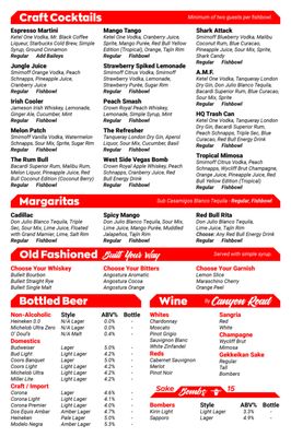 Menu photo 1 Headquarters Grill Bar Sushi Peoria, AZ Menu photo 1 Headquarters Grill Bar Sushi Peoria, AZ