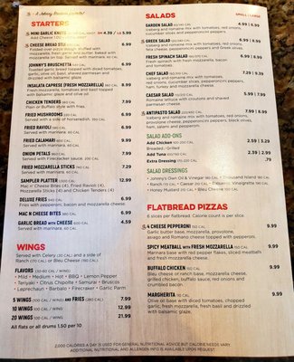 Menu photo 3 Johnny Brusco's New York Style Pizza Trinity, FL Menu photo 3 Johnny Brusco's New York Style Pizza Trinity, FL