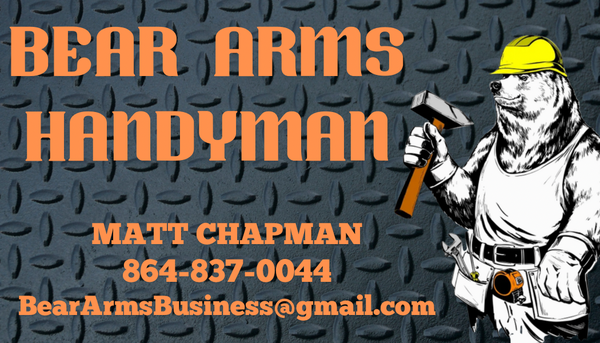 Bear Arms Handyman Logo