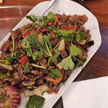 Sky Pavilion - Cumin Lamb. $16.95 Very tasty and reasonably priced - Szechuan Near Me - New York, New York Sky Pavilion - Cumin Lamb. $16.95 Very tasty and reasonably priced - Szechuan Near Me - New York, New York
