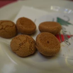 Some wee biscuits sent out with your bill--a nice touch!