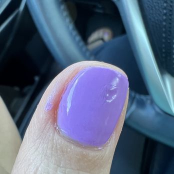 Diva Nails Spa & Wax Center - Terrible painting job - Nail Salons Near Me - Davis, California