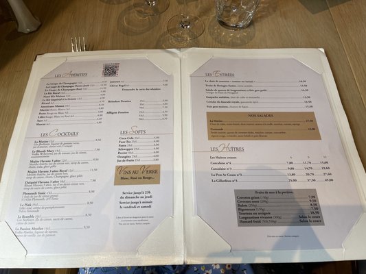 Menu photo 3 La Taverne De La Marine Rennes, 35 Menu photo 3 La Taverne De La Marine Rennes, 35