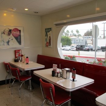 Ruby's Diner - old style seating - Burgers Near Me - Newport Beach, California Ruby's Diner - old style seating - Burgers Near Me - Newport Beach, California