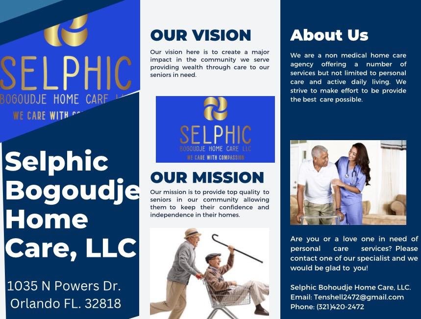 Selphic Bogoudje Home Care - home care agency in Orlando, FL