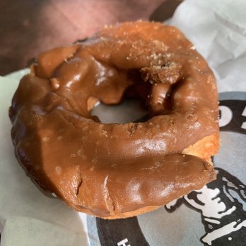 Top Pot Doughnuts - Salted caramel old fashion. Likely not worth it if buying later in the day due to lack of freshness - Bakeries Near Me - Seattle, Washington