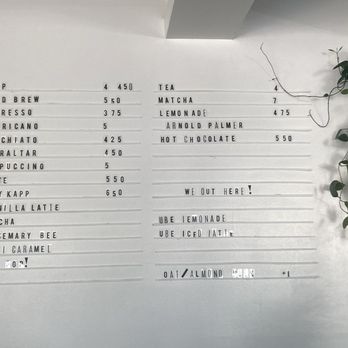 SPL Coffee - Drinks menu - Coffee & Tea Near Me - Los Angeles, California