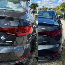 All Out Performance - The repaired damage to my car