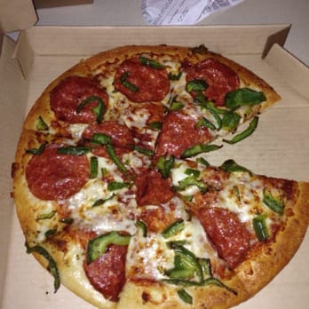 Pizza Hut - Salami green pepper pan pizza! - Pizza Near Me - Orlando, Florida Pizza Hut - Salami green pepper pan pizza! - Pizza Near Me - Orlando, Florida