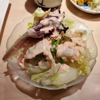 Yanagi Sushi - Salad, that came with my Yanagi Special Combination Lunch. - Japanese Near Me - Honolulu, Hawaii Yanagi Sushi - Salad, that came with my Yanagi Special Combination Lunch. - Japanese Near Me - Honolulu, Hawaii