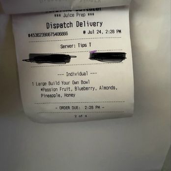 Juice It Up! - This shows that I ordered the large. The bag was stapled too so my delivery person couldn't check to make sure the order was correct. - Juice Bars & Smoothies Near Me - Ontario, California Juice It Up! - This shows that I ordered the large. The bag was stapled too so my delivery person couldn't check to make sure the order was correct. - Juice Bars & Smoothies Near Me - Ontario, California