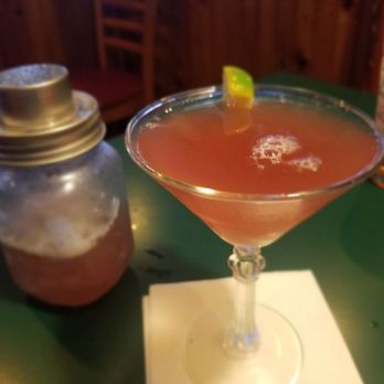 Chips' Pub III - French Martini: served in a little cocktail shaker. - American Near Me - Clinton, Connecticut