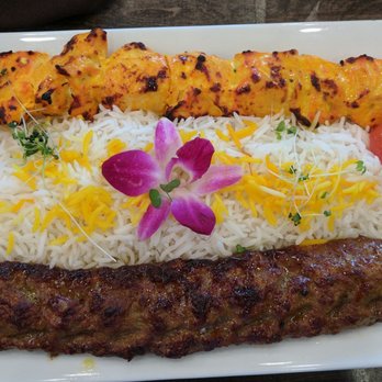 Amoo's Restaurant - Chicken and beef kebob with safron rice. So good!! - Persian/Iranian Near Me - McLean, Virginia Amoo's Restaurant - Chicken and beef kebob with safron rice. So good!! - Persian/Iranian Near Me - McLean, Virginia