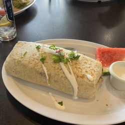 Grandma's Kitchen - Burrito-chicken mole'