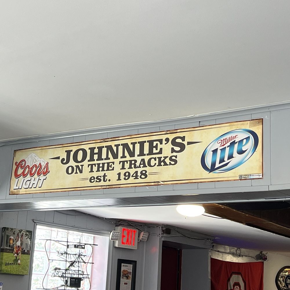 Johnnie's Tavern - a sign above the bar - Burgers Near Me - Columbus, Ohio Johnnie's Tavern - a sign above the bar - Burgers Near Me - Columbus, Ohio