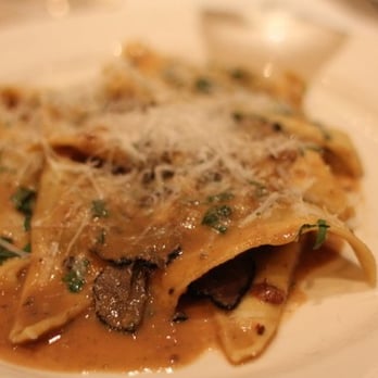 Babbo - beef check ravioli with squab liver and tuffles - Italian Near Me - New York, New York