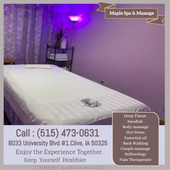 Maple Spa & Massage - Swedish Massage is a type of massage therapy that uses long, smooth strokes to help relax the body... - Massage Near Me - Clive, Iowa
