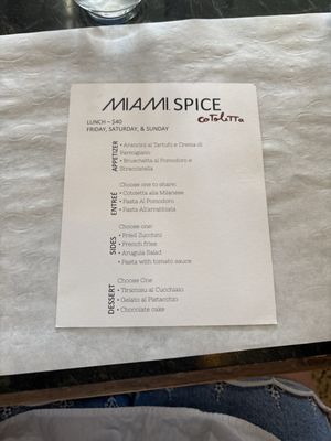 Menu photo 1 Cotoletta Miami, FL