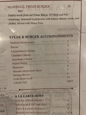 Menu photo 8 Marshall Steakhouse Holly Springs, MS Menu photo 8 Marshall Steakhouse Holly Springs, MS