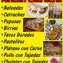 Rincón Catracho - Rincón Catracho * Food Truck Menu