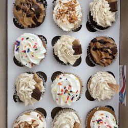 The Cupcake Doctor - Peanut butter  Vanilla Peach cobbler Pina colada S'mores