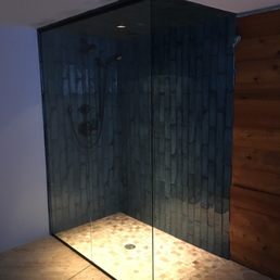 Expert shower glass installation by Santa Fe Glass in our Park Hill bungalow! Expert shower glass installation by Santa Fe Glass in our Park Hill bungalow!