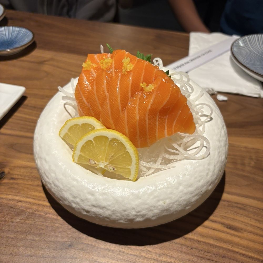 Sushi Kyo - Salmon Sashimi - Japanese Near Me - Monrovia, California Sushi Kyo - Salmon Sashimi - Japanese Near Me - Monrovia, California