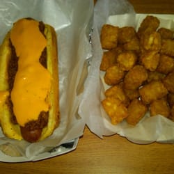 Dog Days Hot Dogs & Burgers - Chili Dog with Tater Tots