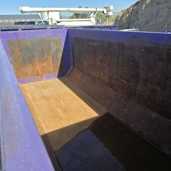 TNT Dumpsters - Inside a TNT Dumpster - Dumpster Rental Near Me - West Jordan, Utah