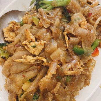 Thai BBQ - Drunken Noodles (Spicy Noodles) - Thai Near Me - Union City, California Thai BBQ - Drunken Noodles (Spicy Noodles) - Thai Near Me - Union City, California