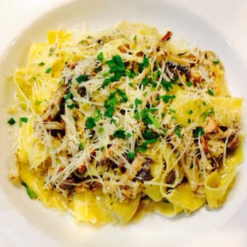 Lama Beans Cafe - Mushroom pasta. The best! - New American Near Me - Berkeley, California