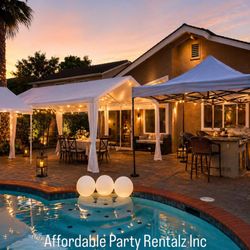 Affordable Party Rentalz & Services - Canopies, sting lights